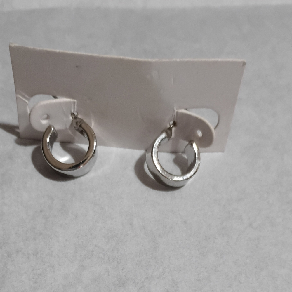 Silver Hoop Earrings